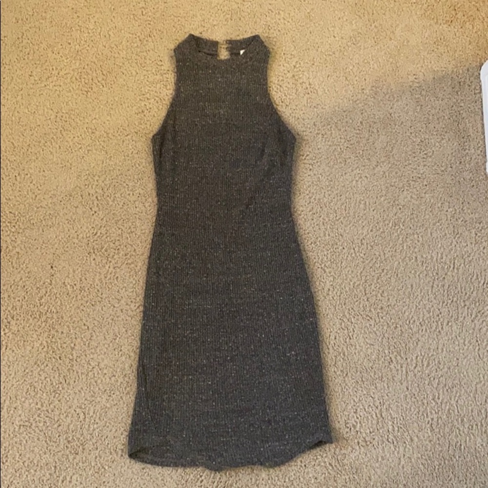 Dark Grey Knit Dress - Size Small